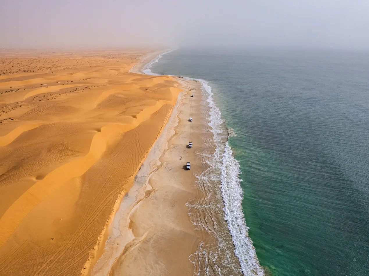Saharan desert landscape